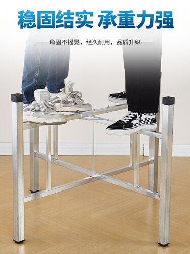 简易大圆桌可折叠铁艺支架桌腿