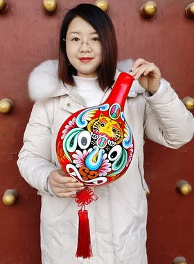 中国风纯手工马勺脸谱装饰京剧中式餐馆酒店面具商务礼品墙面挂件