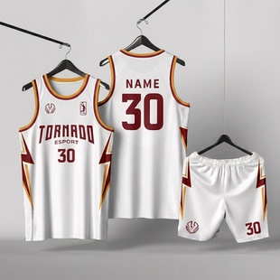 2025夏季新款球衣定制美式男篮球服套装运动速干篮球衣大学生队服