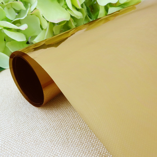 双面金色窗户玻璃贴膜反光镜面单向透视防晒隔热膜香槟金装饰贴纸