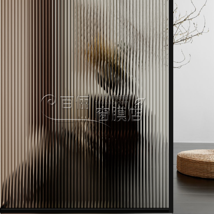 高相似长虹膜厨房推拉门玻璃贴膜