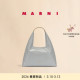 2026新品 MARNI TRAPEZE牛皮革大号LOGO手提包HOBO包 24期免息
