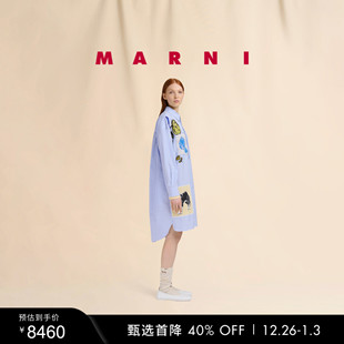 新年礼物 MARNI SLAWN SOLDIER联名女士印花衬衫 秋冬新品
