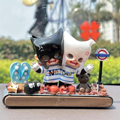 zsiga二代盲盒diy奶油胶新车临时停车牌挪车号码车载摆件泡泡玛特