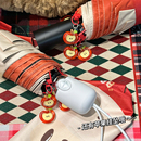 半个苹果 太阳伞 雨伞女晴雨两用学生折叠全自动高颜值可爱ins新款