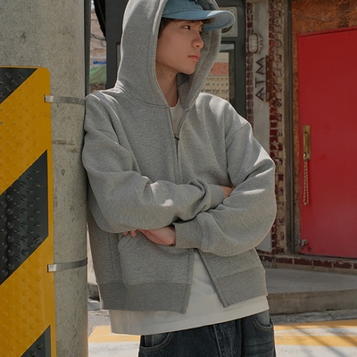 加绒其他日系短款连帽卫衣