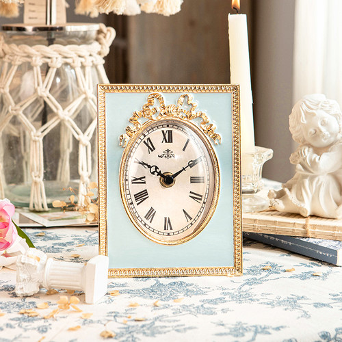 法式台钟桌面时钟摆件