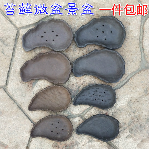 粗陶仿古风苔藓鞍马优惠紫砂花盆