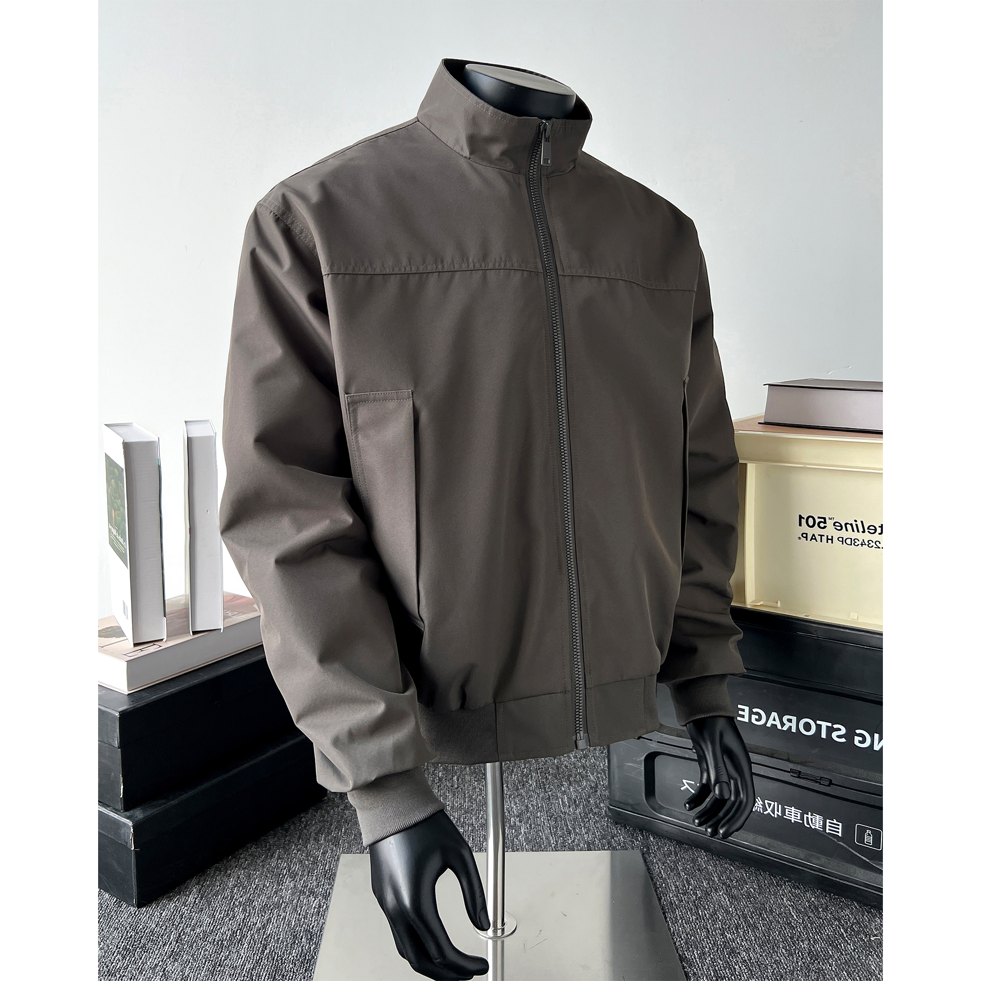 行政夹克男士高级感秋季短款外套