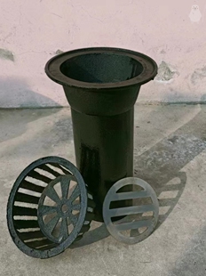 铸铁87型雨水斗喇叭口元 雨水斗直排地漏 斗承插落水斗虹吸式