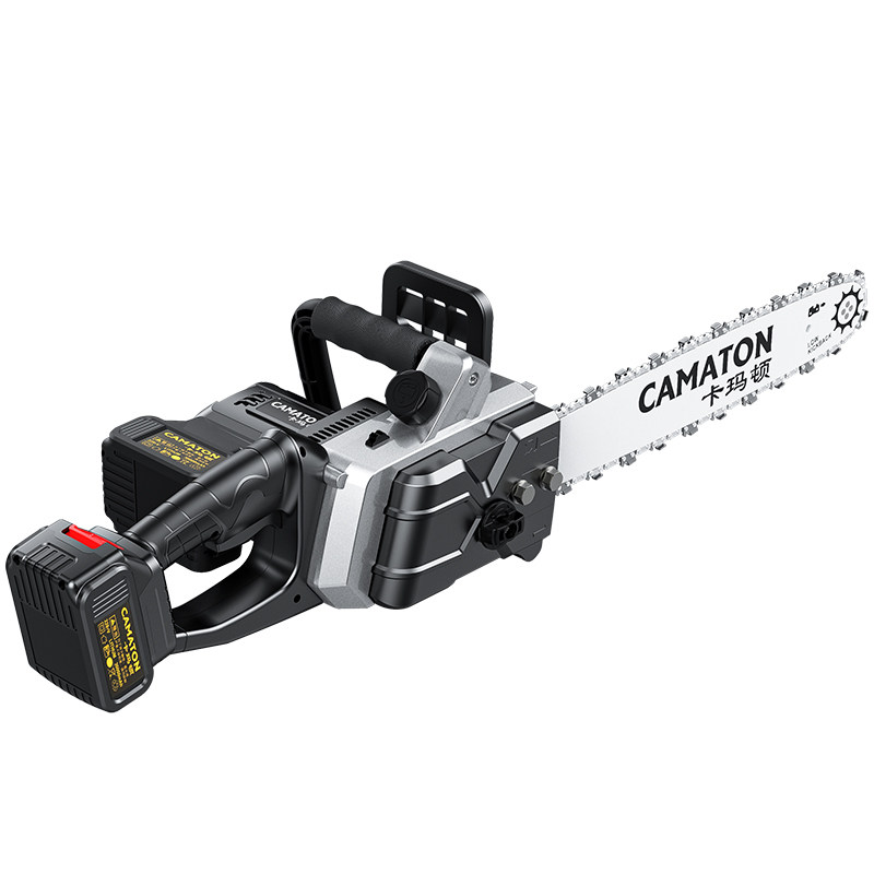 德国卡玛顿充电式锂电池电锯户外伐木锯家用小型大功率手持电链锯