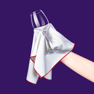 口布擦杯布红酒杯擦杯子专用布玻璃杯的抹布净布打杯布吸水不掉毛