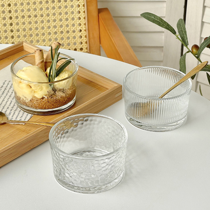 晶艺玻璃北欧通用小巧甜品碗