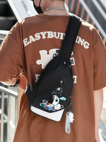 Трендовый космонавт, нагрудная сумка для отдыха, спортивный рюкзак, сумка через плечо, сумка на одно плечо