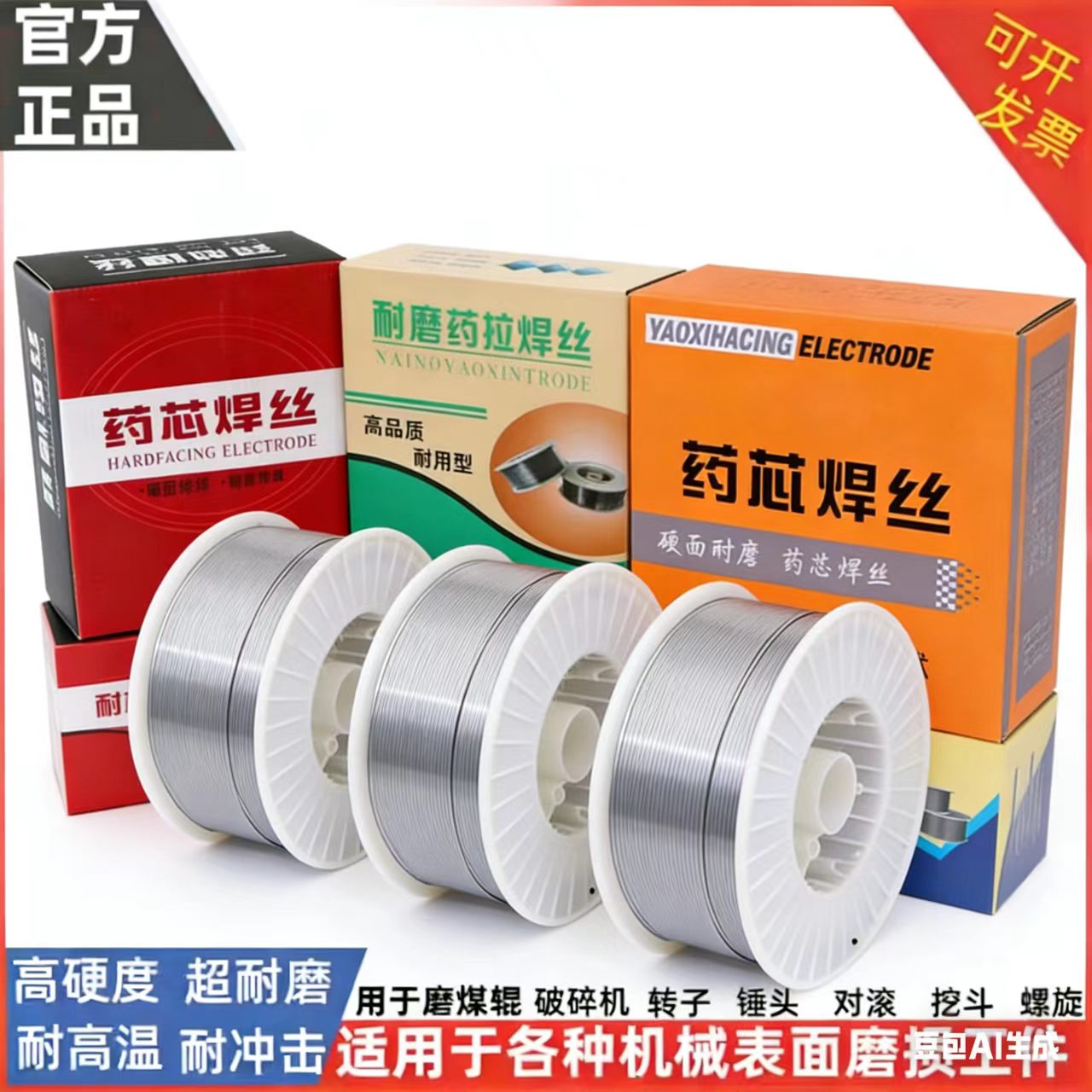 D507Mo耐磨焊丝YD507阀门堆焊焊丝D517耐磨药心焊丝耐磨焊条1.2