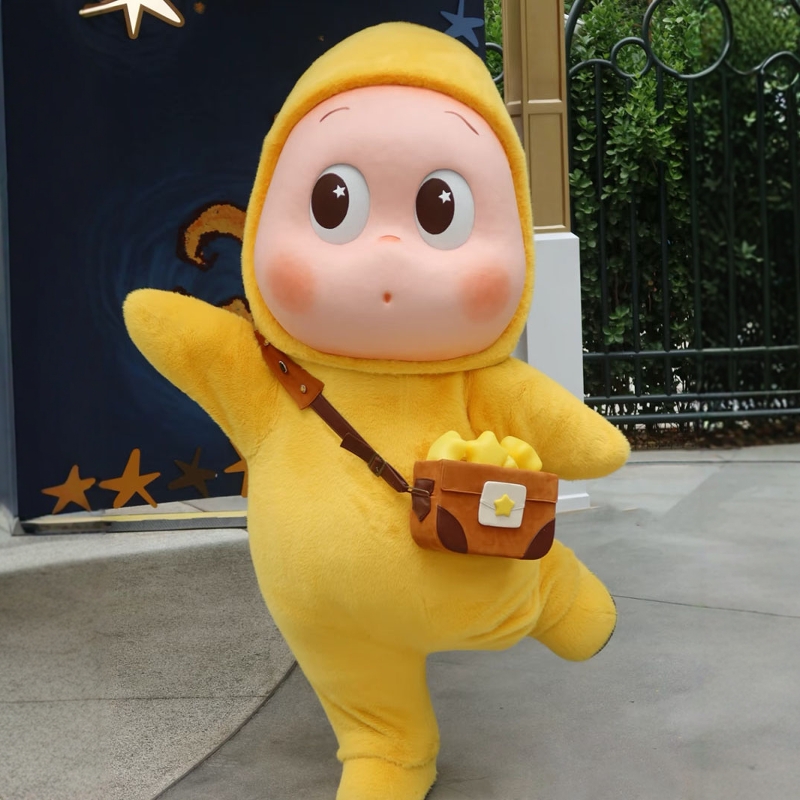 星星人卡通人偶服装充气表演服