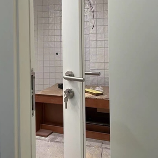 依佰利不锈钢拉丝门锁消防门通道锁防火锁通用型室内静音房门锁