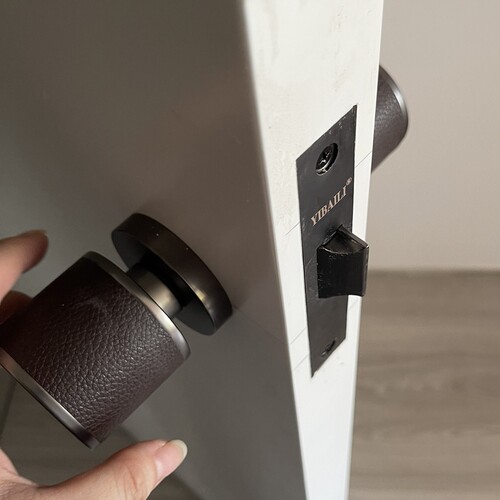 奢华极简隐形无钥匙卧室内通道锁