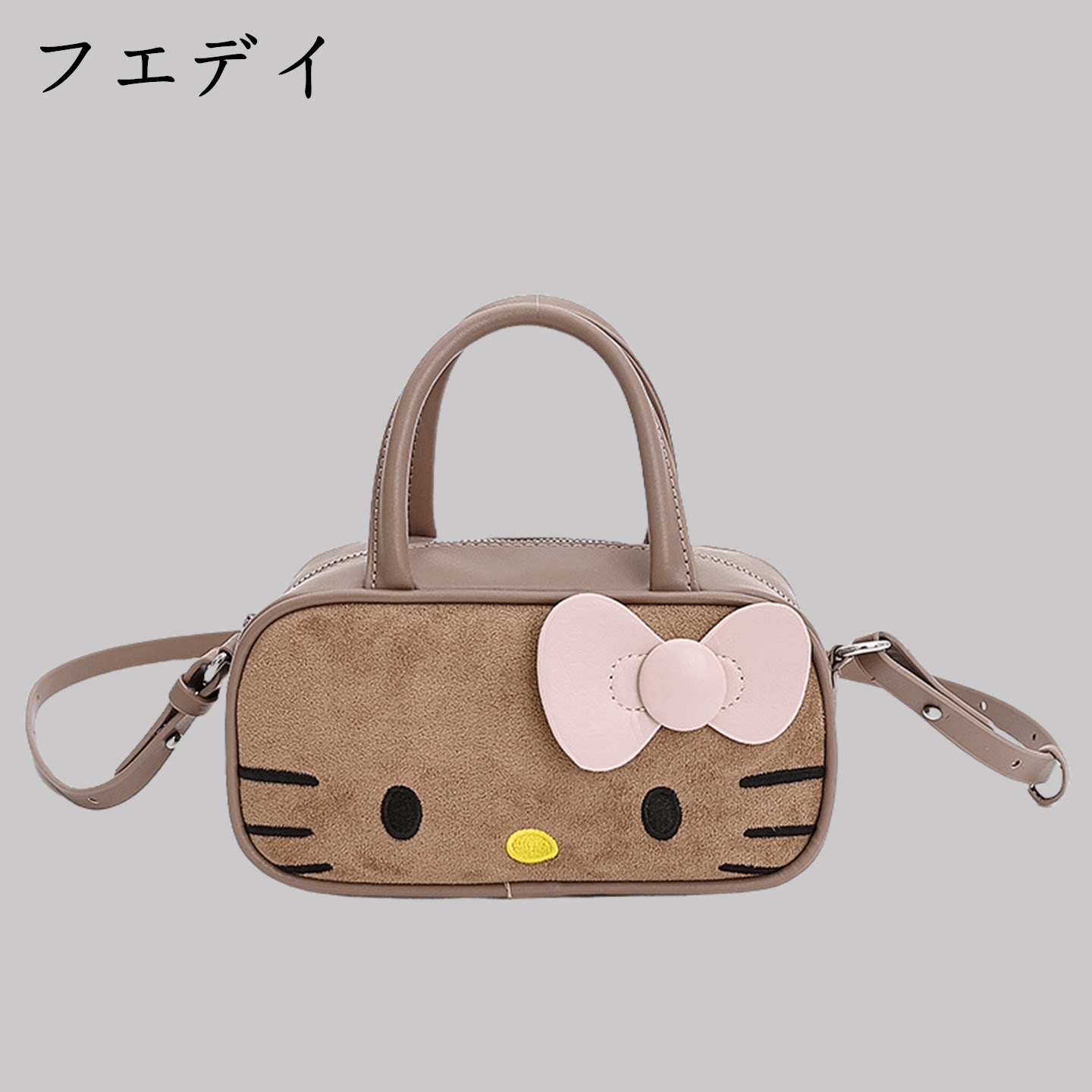 日本hellokitty包包女款2026新款小众高级感手提波士顿包斜挎包女