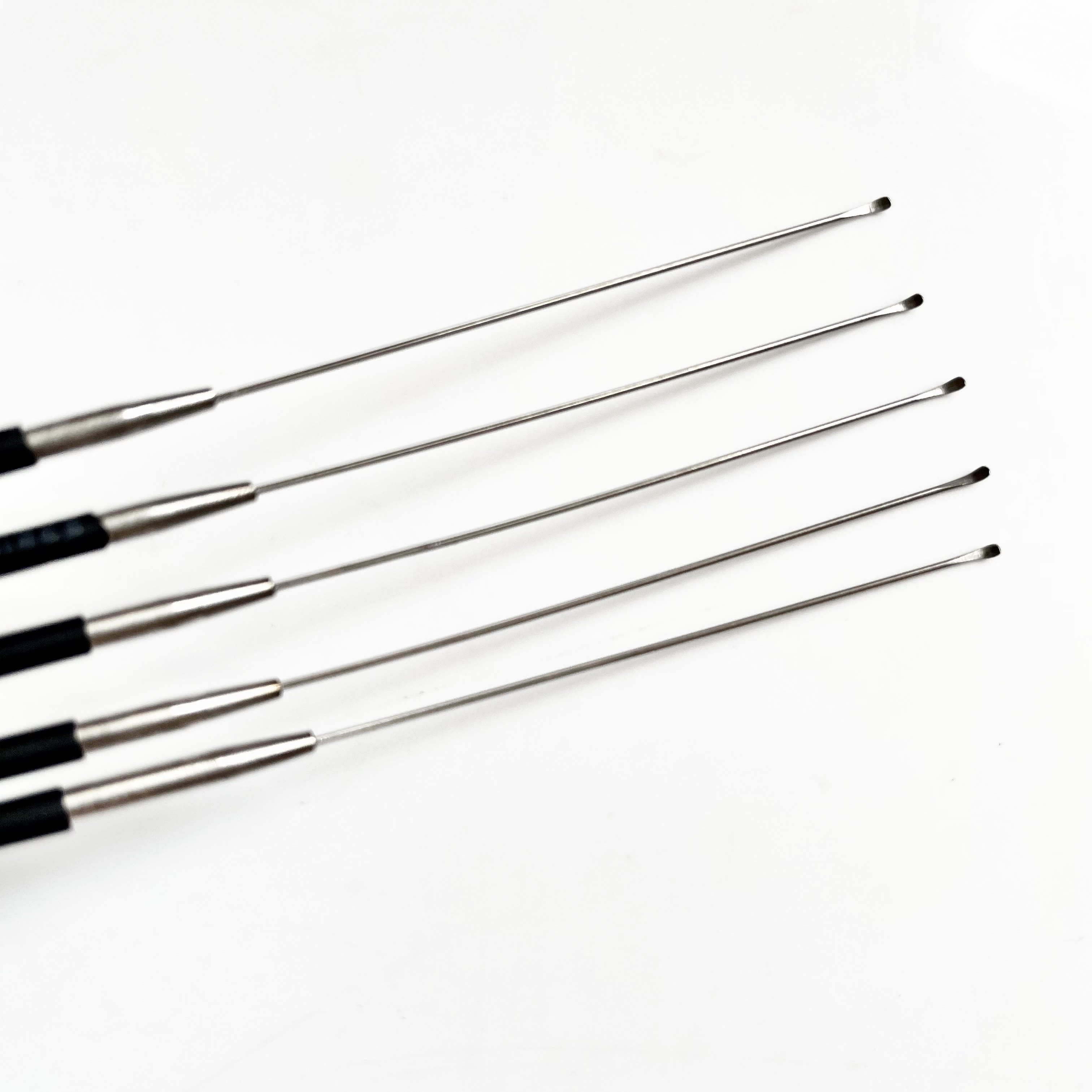 刘福艺采耳工具超小号芝麻耳勺不锈钢专业掏耳朵耳扒圆扁头掏耳扒