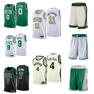 凯尔特人篮球衣0号塔图姆7号布朗11欧文11普理查德球服球迷版球裤
