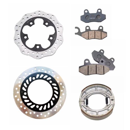 适用豪爵USR125碟刹盘UCR125刹车盘AFR125制动HJ125T-21/27刹车片