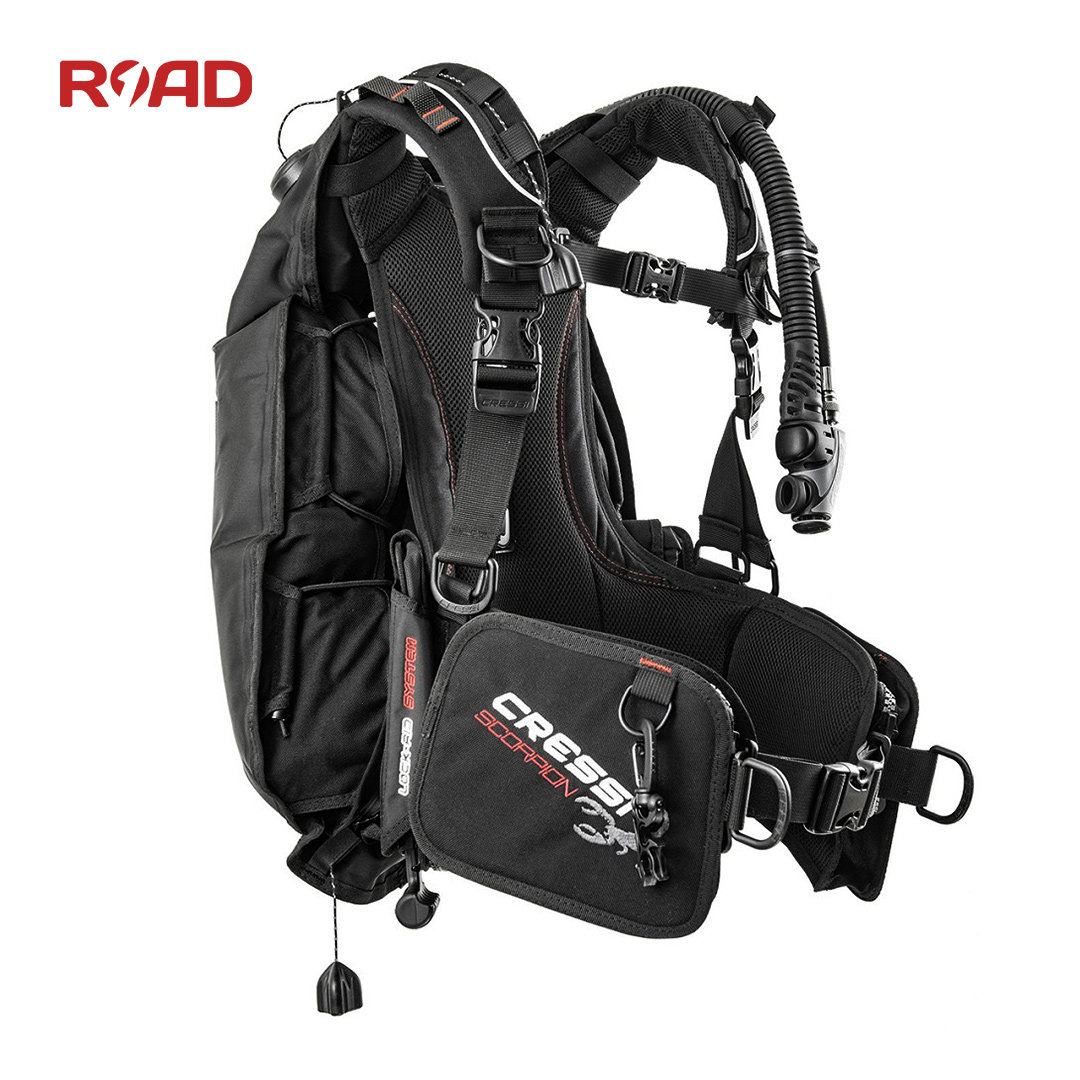 Cressi Scorpion高升力后置气囊水肺控制器BCD潜水浮力调节器