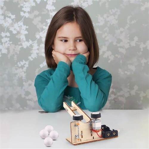 DIY Science Experiment Model Kit Wooden Electric Ball