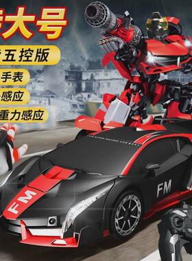 kids transformation robot toy car action figure toys for boy