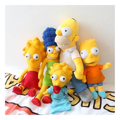 Cartoon TheSimpsons Plush Stuffed Toys TSimpsons Family Soft