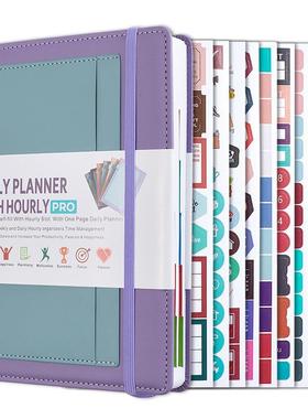 Non date weekly daily schedule planner with hourly organizer