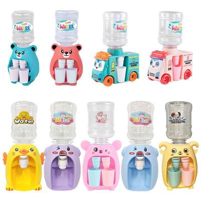 Childrens Dual Mini Water Dispenser Toy with Cute Cup K