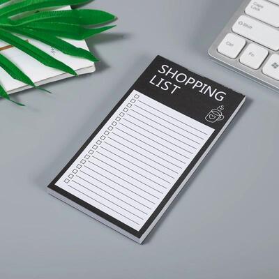Magnetic Sticky fridge shopping list daily meal planner