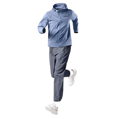 运动套装男秋季跑步健身衣服新款