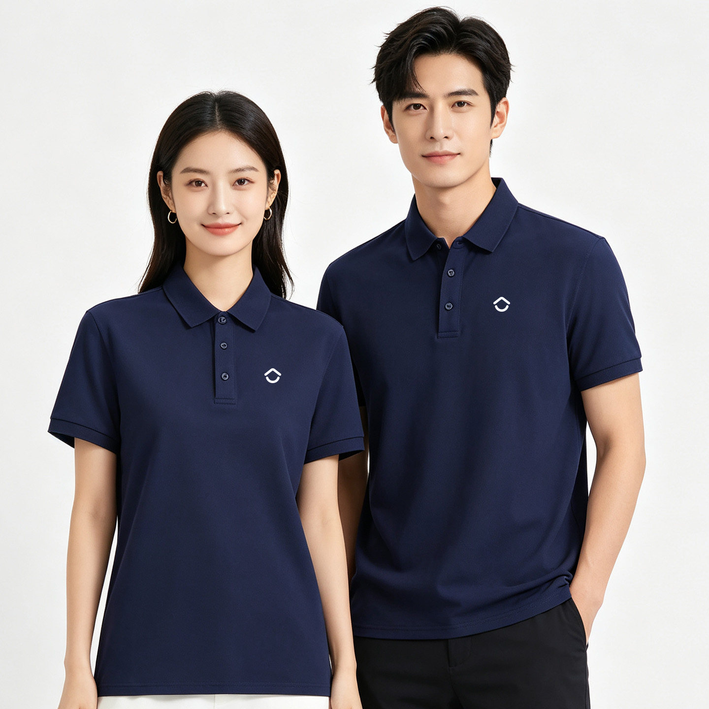 贝壳工作服POLO衫短袖定制logo