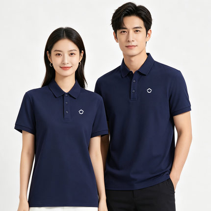 贝壳工作服POLO衫短袖定制logo夏季德佑贝壳找房中介t恤工装衣服
