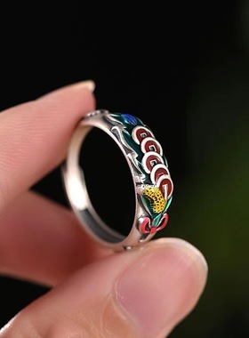 镀925银新品新款复古五帝钱币景