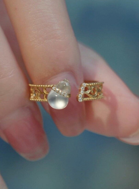 年镂空花丝葫芦戒指女宫廷风小众