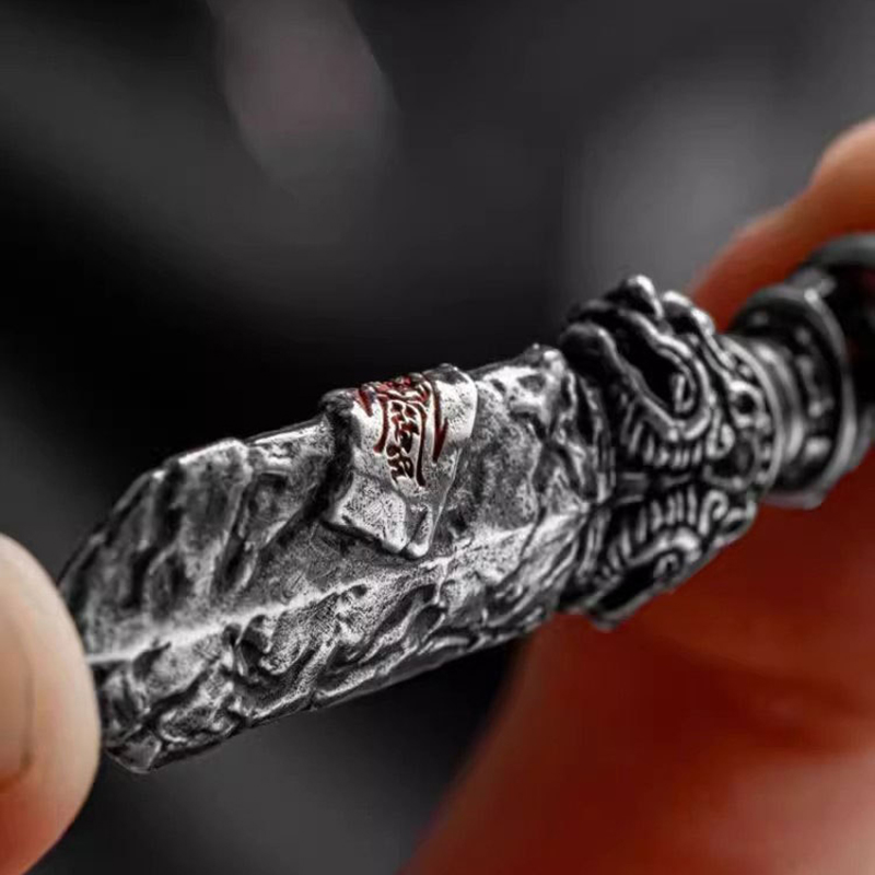 新品灵威道符剑吊坠道系传统文化金光护佑百搭钥匙招财