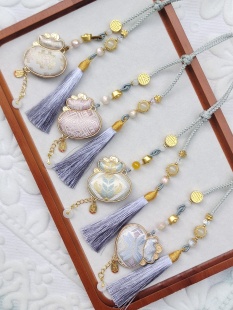 广西壮锦手工双面福袋钱多多流苏包挂饰旅游纪念品伴手礼