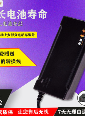 电动车电瓶车充电器48v12ah60v/72v20A三轮适用雅迪防水智能和诚