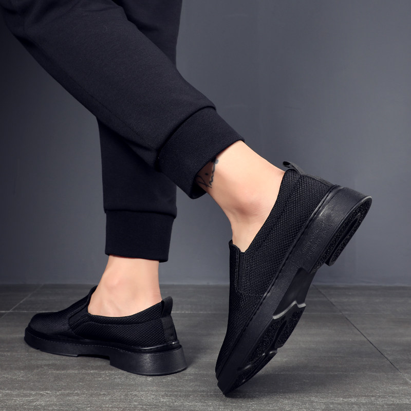 男鞋春季透气新款老北京布鞋男一脚蹬懒人鞋韩版帆布鞋男士休闲鞋,流行男鞋,帆布鞋,淘宝优惠券,粉丝福利购,淘宝优惠卷