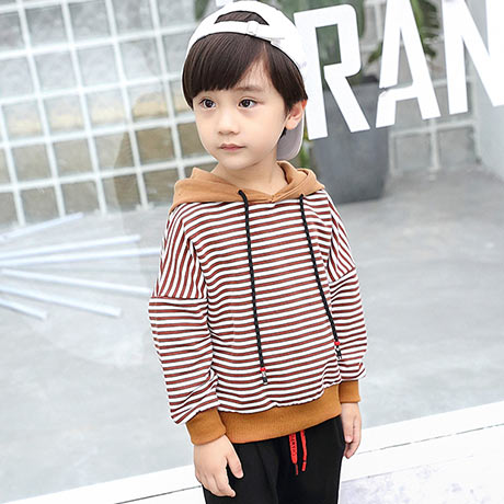 宝宝条纹卫衣连帽春秋1薄款2潮3洋气4岁男童春装上衣休闲儿童衣服在类目 童装/婴儿装/亲子装, 卫衣/绒衫中 - 来自Buy2taobao.com提供专业的淘宝代购服务