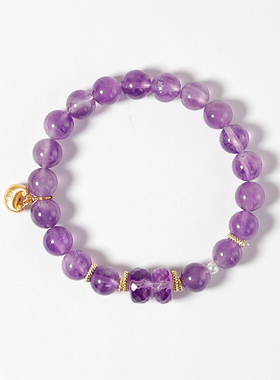 花漾倾城-紫水晶手串