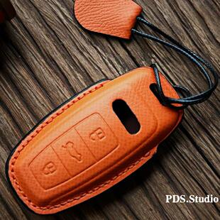 佩大师手工法国掌纹山羊皮男女简约汽车家用钥匙包套礼品黑色包邮