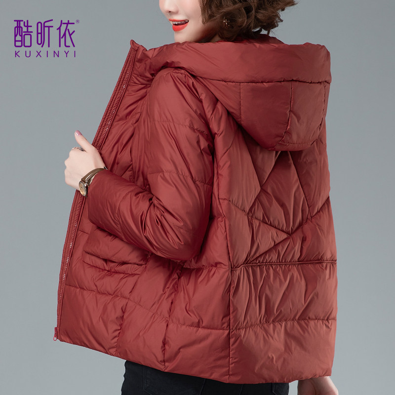 羽绒棉服女2025年新款冬季外套短款加厚棉衣中年妈妈装爆款小棉袄