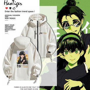 三伏独立游戏周边steam恐怖邱芜徐清源同款冲锋衣外套宽松男衣服