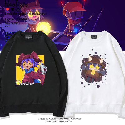 动漫游戏OneShot霓光Niko周边同款秋冬加绒卫衣男女外套学生上衣