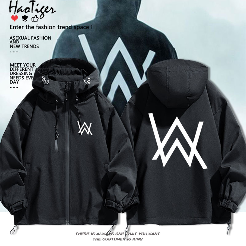 艾伦沃克嘉豪同款DJ潮faded周边同款夹克外套男女秋冬加厚冲锋衣