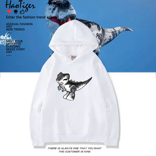 龙岛异兽阿乐副官历险记周边秋冬连帽卫衣男女二次元加绒衣服潮